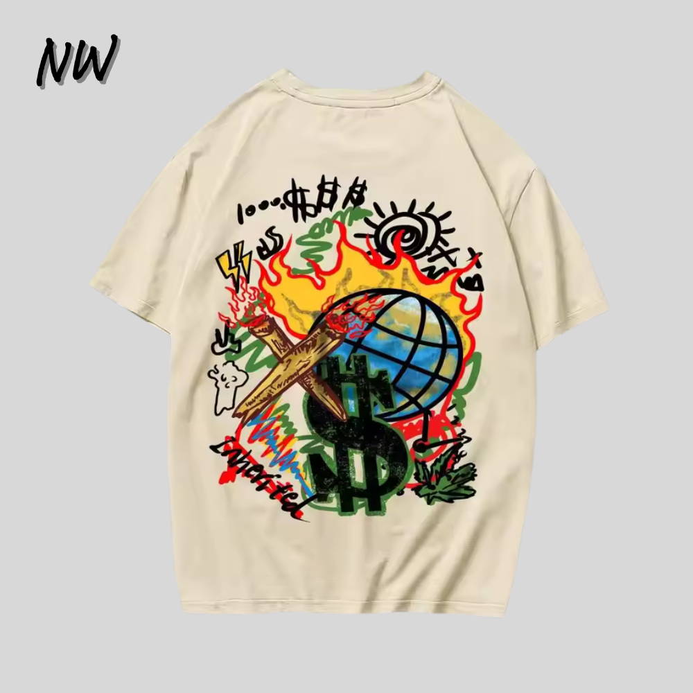 Camiseta NW $ociedade em Chamas